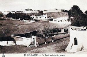 Beni-Abbes - Le Bordj et le Jardin pblic